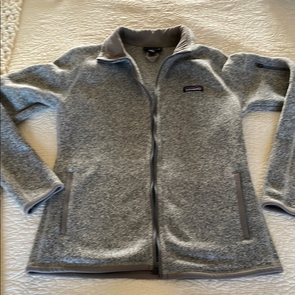 Patagonia Gray Jacket Full-Zip Fleece
